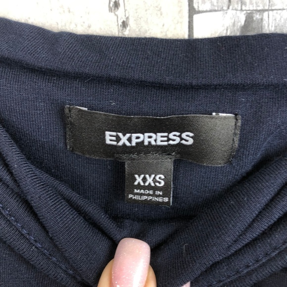 2/$20 Express | Strapless Floral Ruffle Dress - Picture 4 of 5